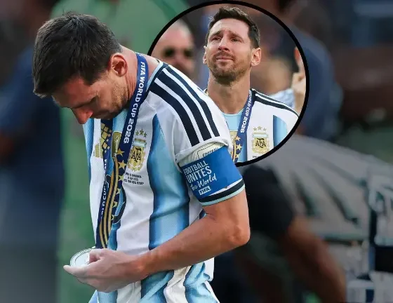 Lionel Messi rompe en llanto tras la derrota de Argentina en la final del Mundial 2026 ante España